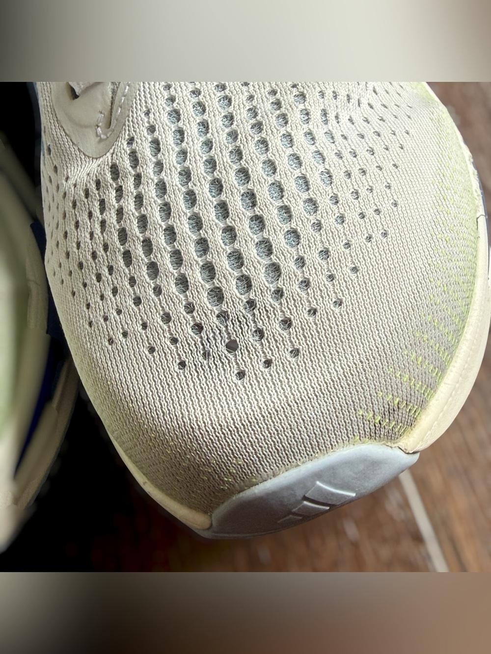 ADIDAS Supernova Rise Lightweight Running Sneakers - White, Blue & Lime - Picture 11 of 14